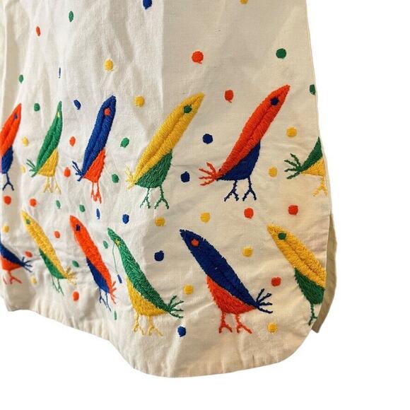 Judy Bond Womens Vintage Colorful Embroidered Sleeveless Top Shirt USA Made sz S - Picture 10 of 16